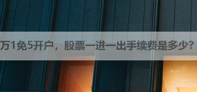 万1免5开户，股票一进一出手续费是多少？