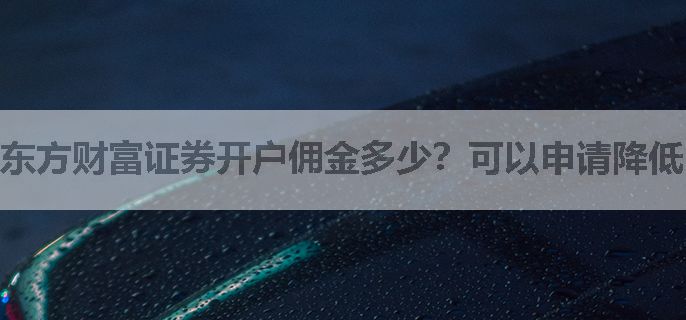 东方财富证券开户佣金多少？可以申请降低吗？，能不能详细解答一下
