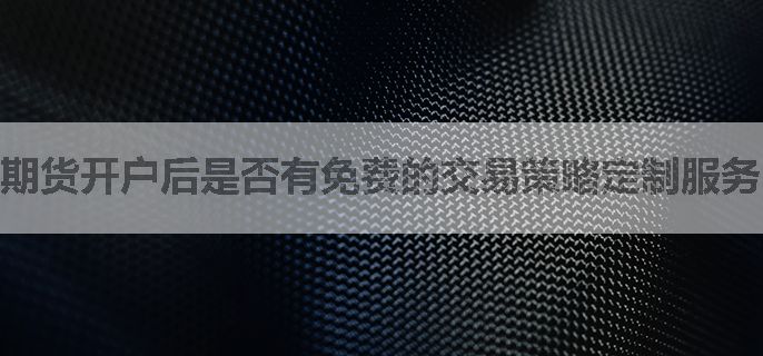 期货开户后是否有免费的交易策略定制服务？