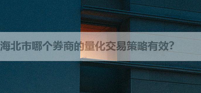 海北市哪个券商的量化交易策略有效？