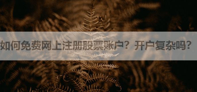 如何免费网上注册股票账户？开户复杂吗？