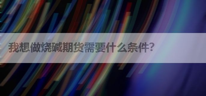 我想做烧碱期货需要什么条件？