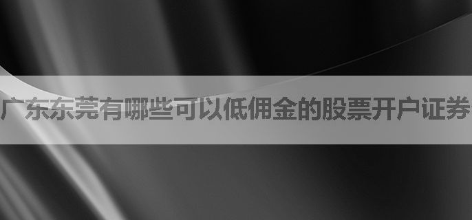 广东东莞有哪些可以低佣金的股票开户证券公司