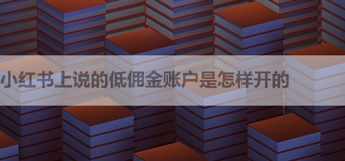 小红书上说的低佣金账户是怎样开的