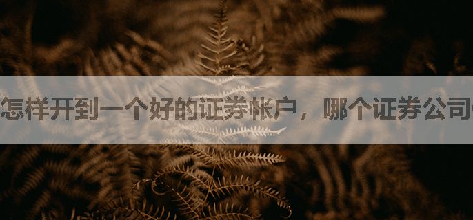 怎样开到一个好的证券帐户，哪个证券公司佣金最低？
