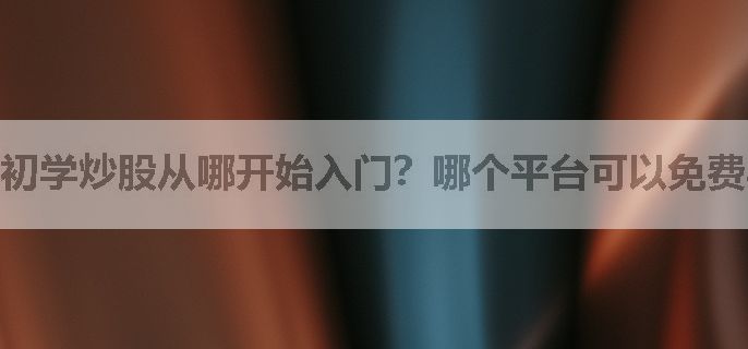初学炒股从哪开始入门？哪个平台可以免费学理财？